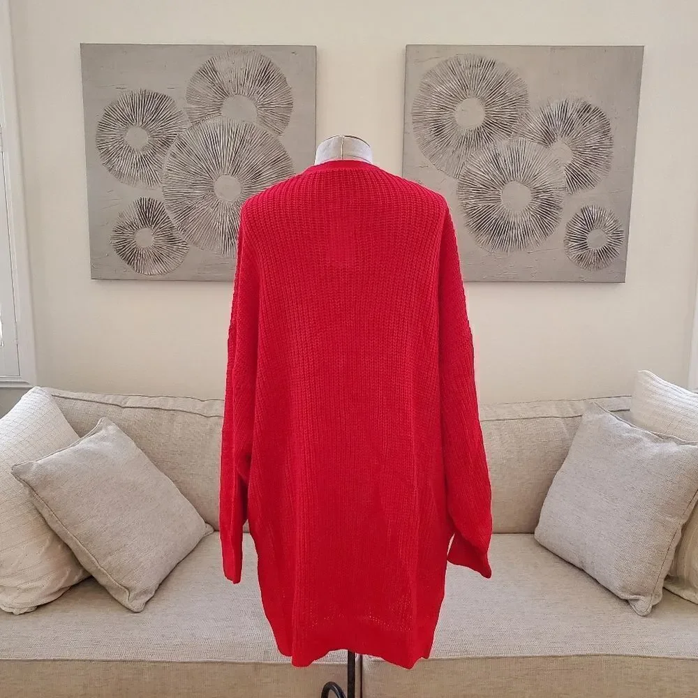 CCK Style Wool-Blend Open Cardigan sz Med - Picture 7 of 11